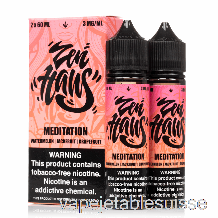 Vape Suisse Méditation - Zen Haus - 120ml 6mg